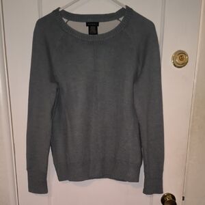 Max & Mia | Gray Crew Neck Sweater